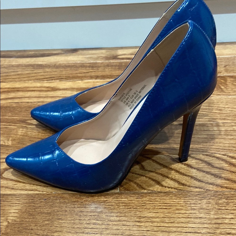 Torgies New York blue heels size 8